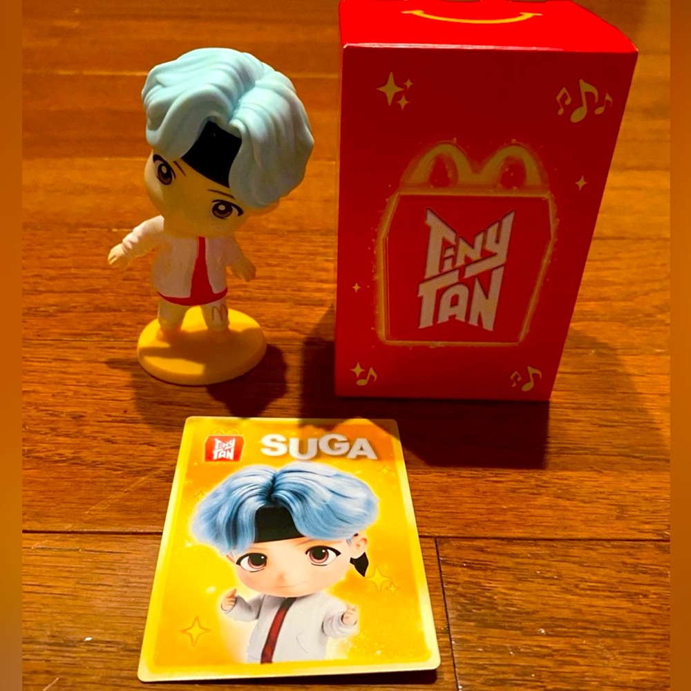 BTS Tiny Tan ENCORE Edition McDonald's SUGA figurine